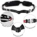 2D LOGISTIC Hands Free Dog Leash for Running & Walking - Two Pouches. Premium Retractable Reflective Bungee Leash, Medium and Large Dogs