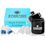 Eargasm High Fidelity Earplugs for Concerts Musicians Motorcycles Noise Sensitivity Conditions and More (Ear Plugs Come in Premium Gift Box Packaging) - Blue