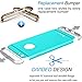 iPhone 6S Case, Tekcoo [Ttri Series] [Turquoise] iPhone 6 Case / 6S Case (4.7 inch) Ultra Thin Shock Absorbing Hybrid Slim Impact Defender Rugged Slim Protective Cover Shell & Extra Frame