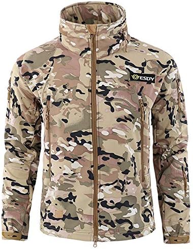Zainafacai Fashion Jacket Outwear-Men's Casual Winter Military Zip Lightweight Jackets Outdoor Coat Windbreaker Windproof