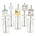 Big Dot of Happiness World Awaits - Paper Straw Decor Travel Themed Party Striped Decorative Straws Set 24