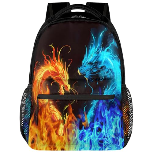 Abstract Fire Dragon Backpack