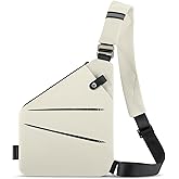 WANDER PLUS® Anti Theft Crossbody Travel Bag for Women Men, Multi-Pocket Crossbody Bag, Slim Sling Bag with Adjustable Strap