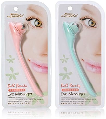 YiDing Wrinkle-Reduction Relieving Dark Circles Eye Massage Pen Eye Treatment Roller Pen Eye Beauty Instrument Random Color