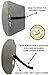 Trusted XL Back Lumbar Support Pillow - Won't Flatten 100% Pure Memory Foam - Posture Cushion Pain Relief for Office, Car, Home, Travel - Removable Attach Anywhere Extendable Straps (Gray)