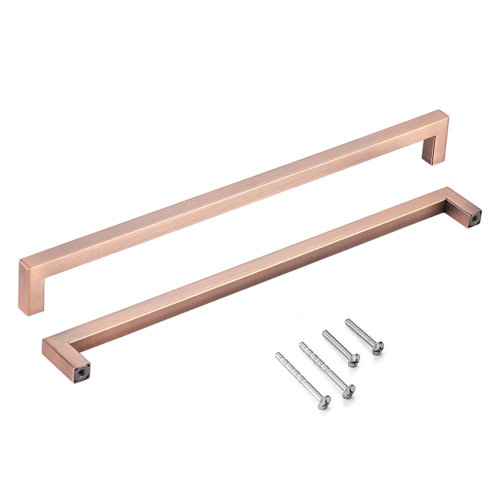 Photo 1 of Aibeli 10 Pack Drawer Handles 12-3/5 Inch Hole Center Antique Copper Stainless Steel Square Cabinet Pulls Long Cabinet Handles Drawer Pulls Cupboard Handles Kitchen Hardware