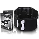 Relax Support - Lumbar Support Back Brace Adjustable Compression Belt with Active Lower Back Support [Size XXL]