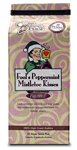 Coffee Fool's Peppermint Mistletoe Kisses Pods