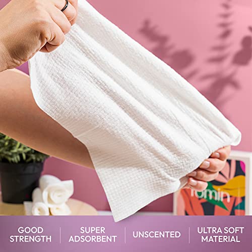 FOMIN Eco-Clean Disposable Face Towels Ultra-Soft Face Towel For