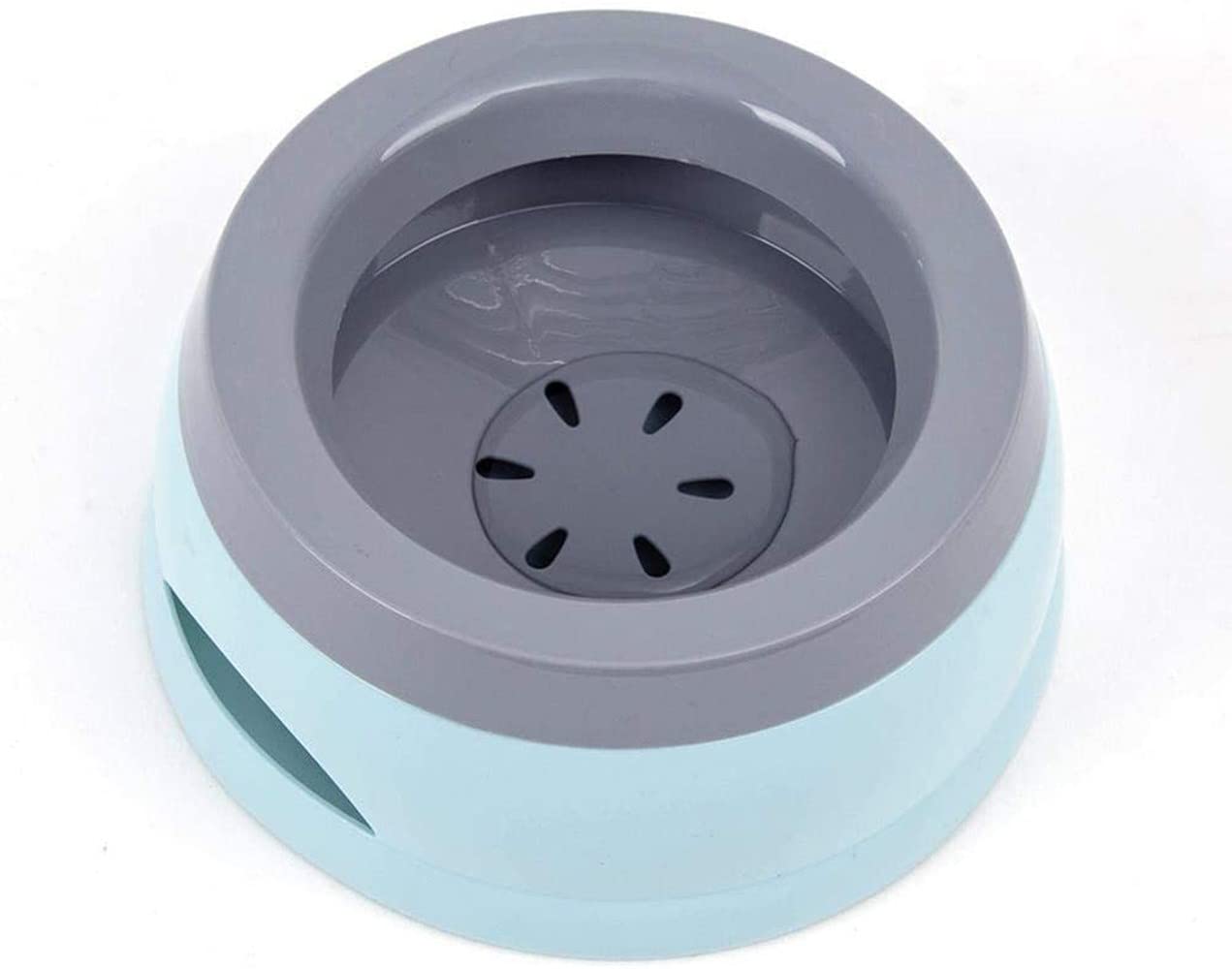 LATRAT Leak-proof Drinking Bowl for Dogs, Cats & Pets, Non-Slip Car Travel Bowl, Blue