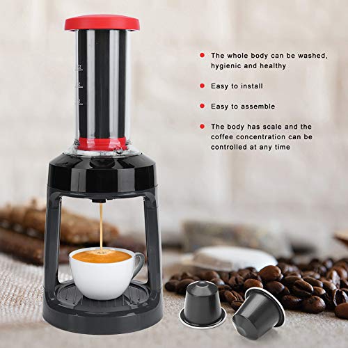 Clasken Tragbare Kaffeemaschine, Kaffeemaschine, Handpressen für Kaffee K-Cup Kapsel – Bild 4