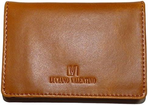 毎日の自慢のアイテム スタンダード牛革定期入れ パスケース ルチアーノバレンチノ 807 オレンジ