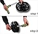 Monster Fitness Ab Wheel – Best Ab Wheel Roller for Abdominal Exercise – Perfect Exercise for Home, Gym, and were You Travel – Color Options – Comes with Knee Supporter – No Hassle 1 Year Guarantee