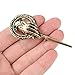 Men's GOT Hand Of The King Brooch Pin - Antique Gold&Bronze by Tagoo (Antique Bronze)