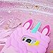 Joyleop Pink Unicorn Case for Samsung Galaxy S7 /S6 Cute 3D Cartoon Animal Cover,Kids Girls Cool Fun Soft Silicone Gel Rubber Kawaii Character Fashion Unique Cases Protector Shell Skin Samsung S7/S6