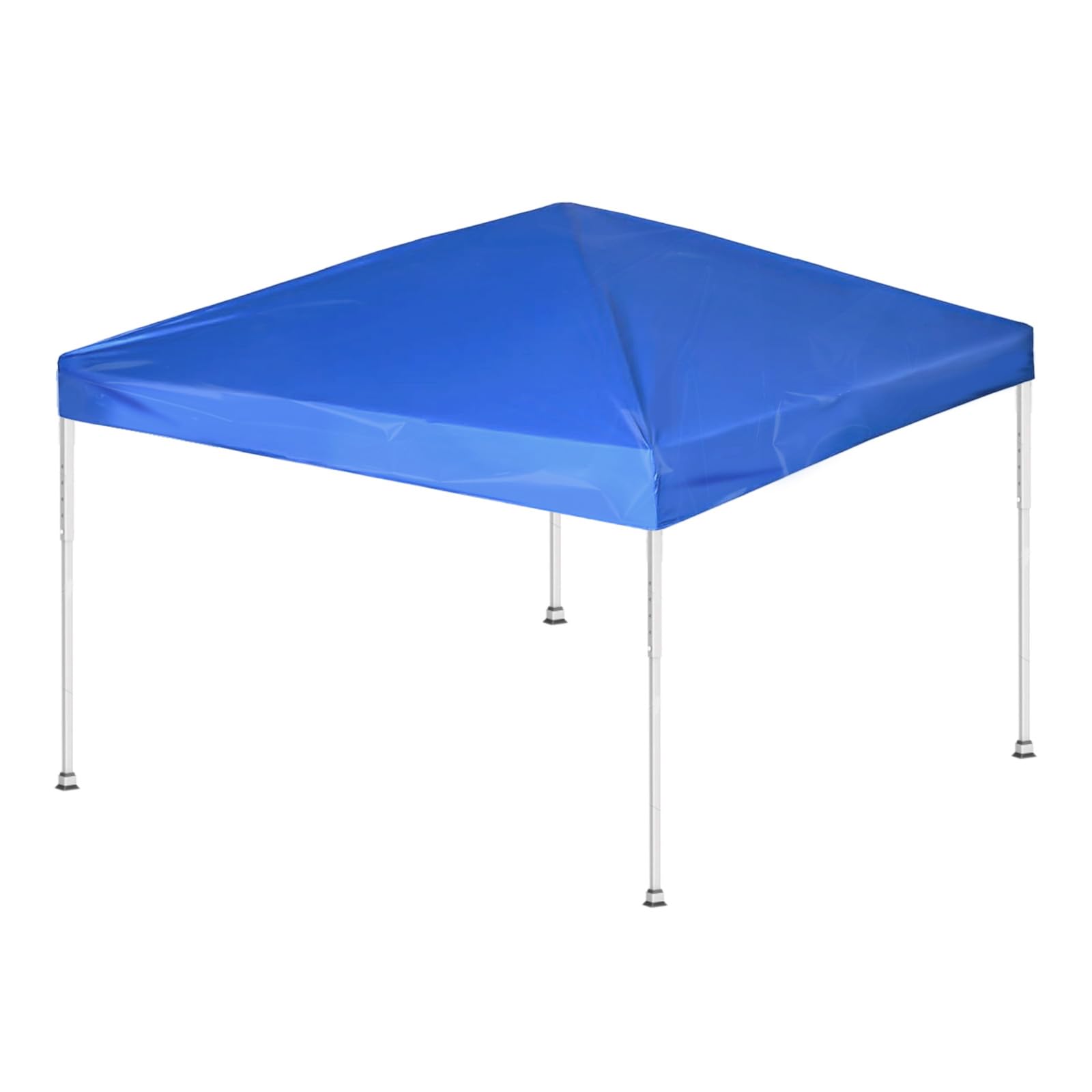 Photo 1 of 10x10 Canopy Replacement Top 420D, 10x10 Canopy Tent Cover with Rope for Straight Leg Frame, Oxford Cloth Waterproof Tent Cover Replacement for Garden Picnic Camping Patio Outdoor(Top Only Blue)