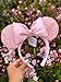 Disney Parks Millennial Pink Minnie Mouse Ears Bow Headband