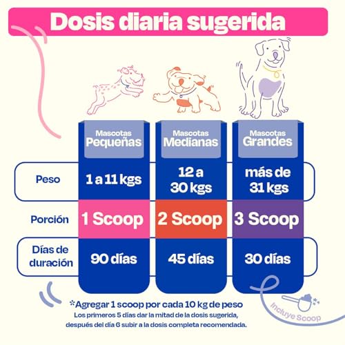 Dogelthy Gastro Aid. Pre + Probioticos con +3 Billones de UFC x Scoop. Suplemento para Perros. Complemento para Croquetas o Dieta Barf de 270g (Cerdo)
