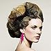 BRT Bearingshui 80s Fancy Dress Accessories Neon Necklace Bracelet Earrings Fishnet Gloves Leg Warmers Headband
