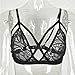 OUBAO Bras, 2019 Women Super Soft Lace Bra Top Seamless Bralette Cup Wireless Bra (S, Black)