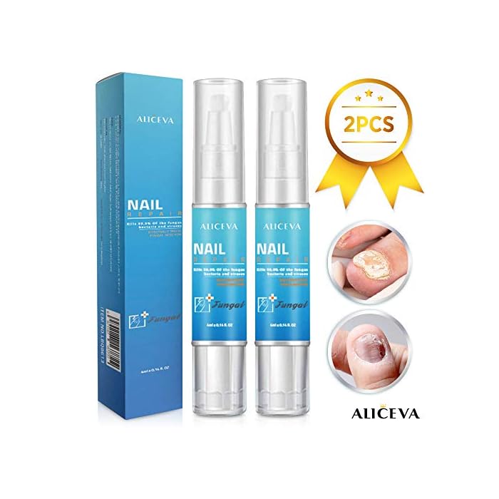 Aliceva Fungus Treatment Nail Repair Pen 2 Pcs, Toenail Fungus Stop, Fungus Nail Treatment, Fungus Nail Care Solution…