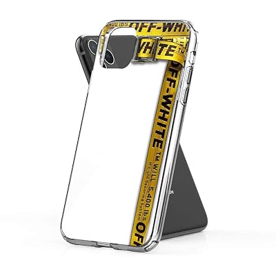 rebecc Off-White Industrial Belt Case Cover Compatible for iPhone iPhone 11