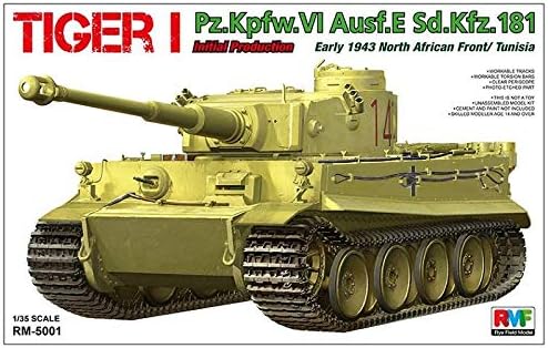 Rye Field Model 1:35 RM5001 Pz.Kpfw.VI Ausf.E Tiger I Initial Production Early 1943 Tunisia North Africa