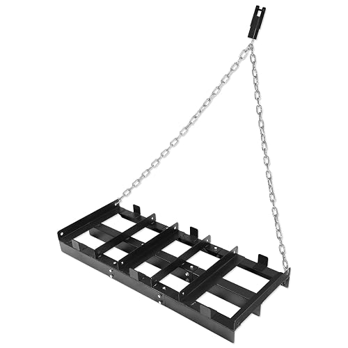 LinPhie 4 FT Drag Harrow Driveway Grader Landscape Power Rake with 16 ...