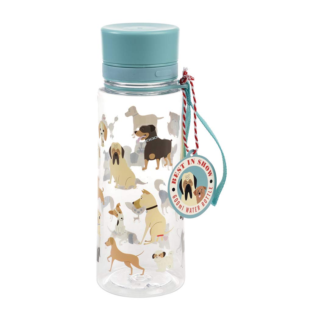 Rex London Best In Show Design BPA Free Plastic Water Bottle 600ml