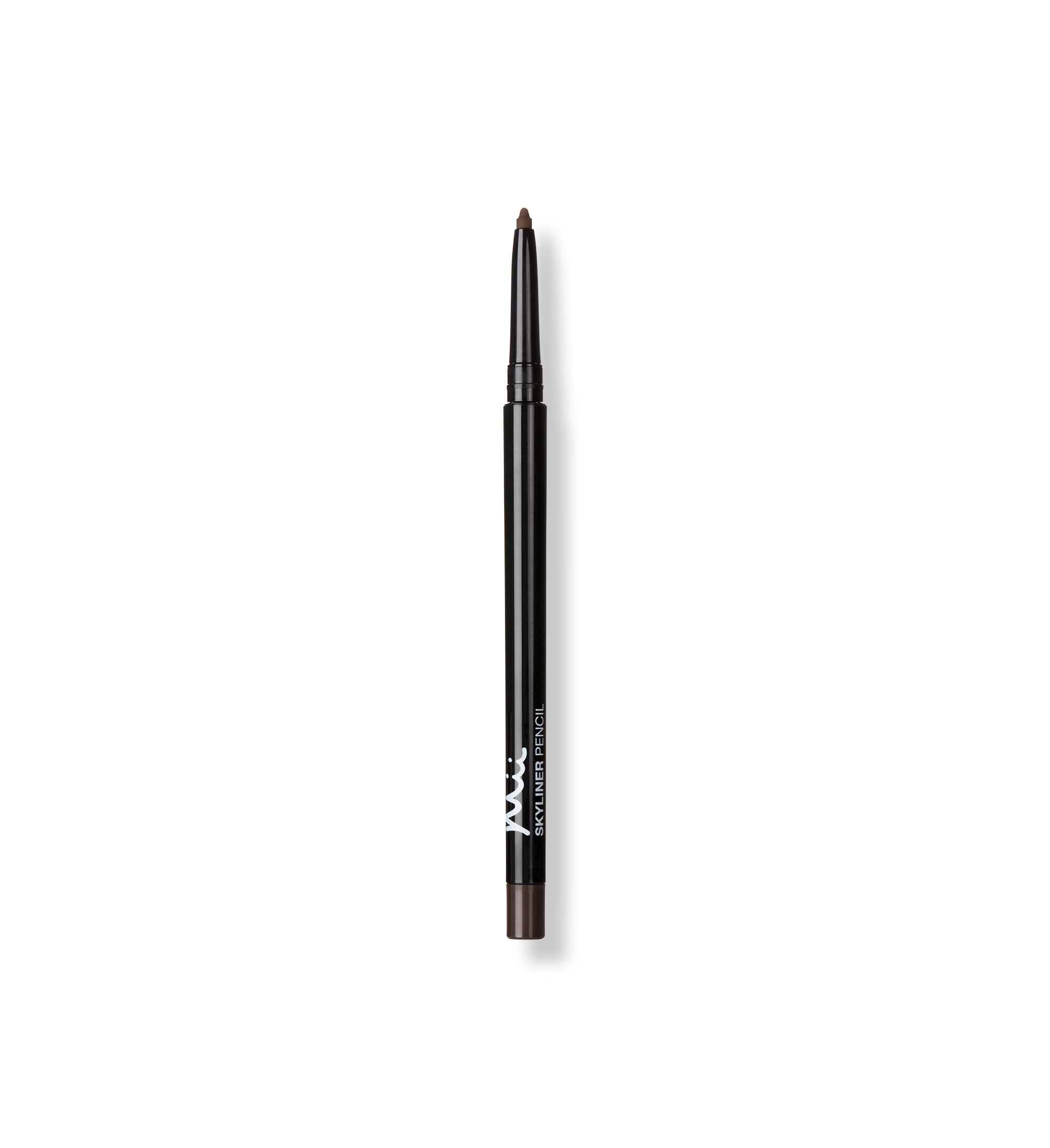 Mii Cosmetics Skyliner Eyeliner Pencil, Enhances & Defines Eyes, Long-Lasting & Smudge Proof Eyeliner Pencil, Fine Tip Eye Liner Pen with Built-In Sharpener, Deep Espresso Brown, Twilight