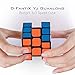 D-FantiX YJ Guanlong Speed Cube yj 3x3 Magic Cube 56 mm Black Puzzles Toys for Kids Adult