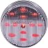 Maxxima M16280R 2.5" Round Red LED Marker Light