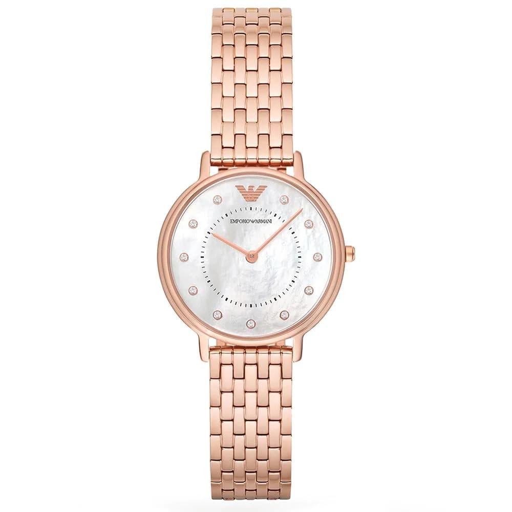 Emporio Armani AR11006 Ladies Rose Gold Watch — image 1