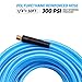 WYNNsky Reinforced Polyurethane (PU) Air Hose, 50 Feet x 1/4 Inch, 300 PSI, PU Air Compressor Hose With 1/4