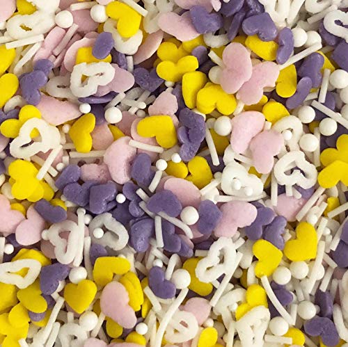 Full of Heart Natural Valentine's Day Sprinkles by Supernatural, No Artificial Dyes, 3oz
