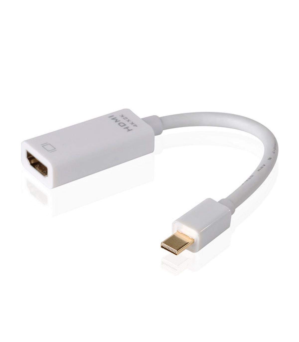 Approx APPC12V2 Video Cable Adapter - Video Cable Adapters (Mini DisplayPort, HDMI, Male, Female, White, 1920 x 1080 pixels)