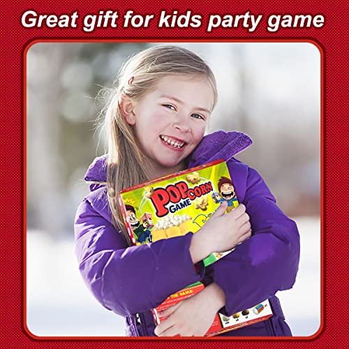 LAFALA Kids Board Games for Family Night Party Games Who get’s Most Popcorn Board Game for Adults and Kids 8-12, 2-4 Players