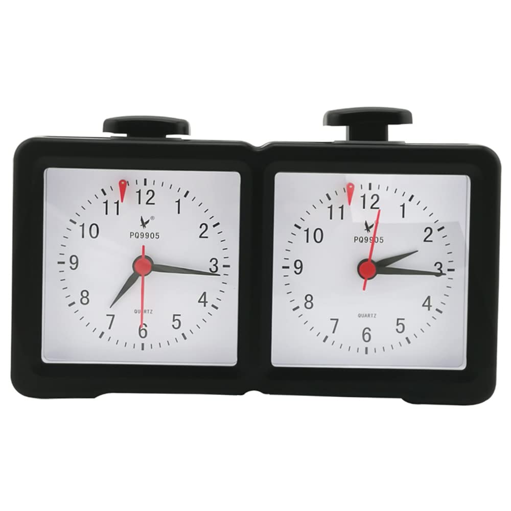 Photo 1 of Geevorks Chess Clock, Quartz Analog Chess Clock- Board Games Essentials Analog Timer, 7.9 x 2.0 x 4.8inch