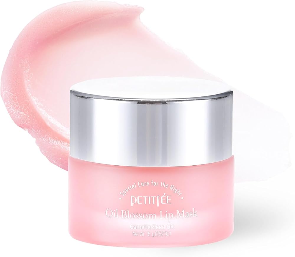 Petitfee Oil Blossom Lip Mask Night Care Plant Oil Balm Hydrating Softening