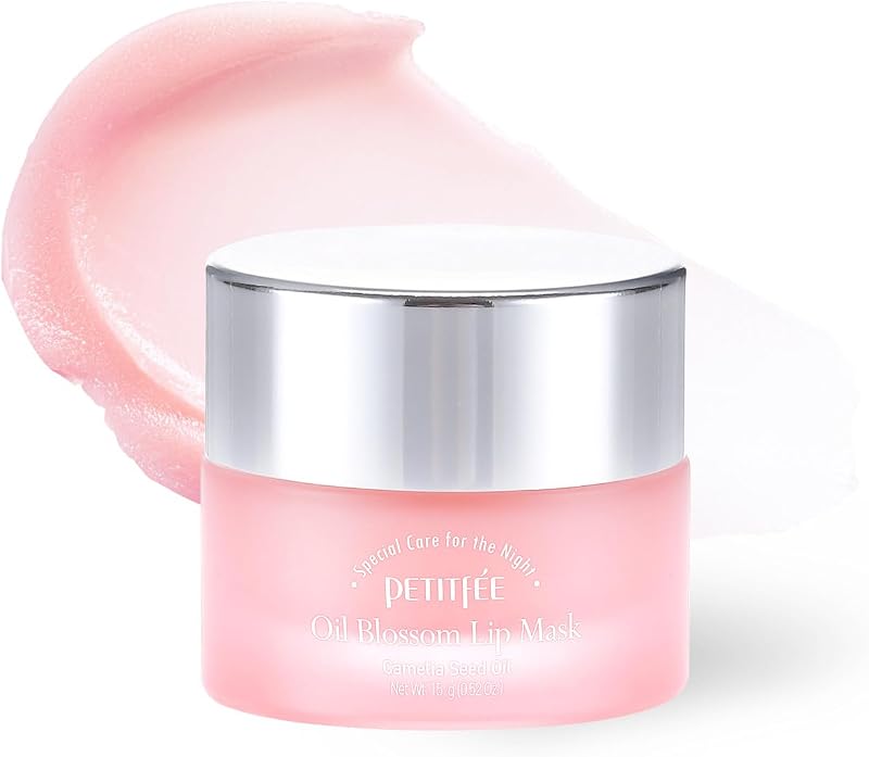 Petitfee Oil Blossom Lip Mask Night Care Plant Oil Balm Hydrating Softening