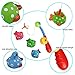 Fajiabao Baby Bath Toys for Kids Ages 1-3 Mold Free Water Table Toys for Toddlers 2-4 No Hole Fishing Game Pool Toys Girls Boys Baby Gift for 1 2 3 4 5 6 7 8 Year Old (Color Random)