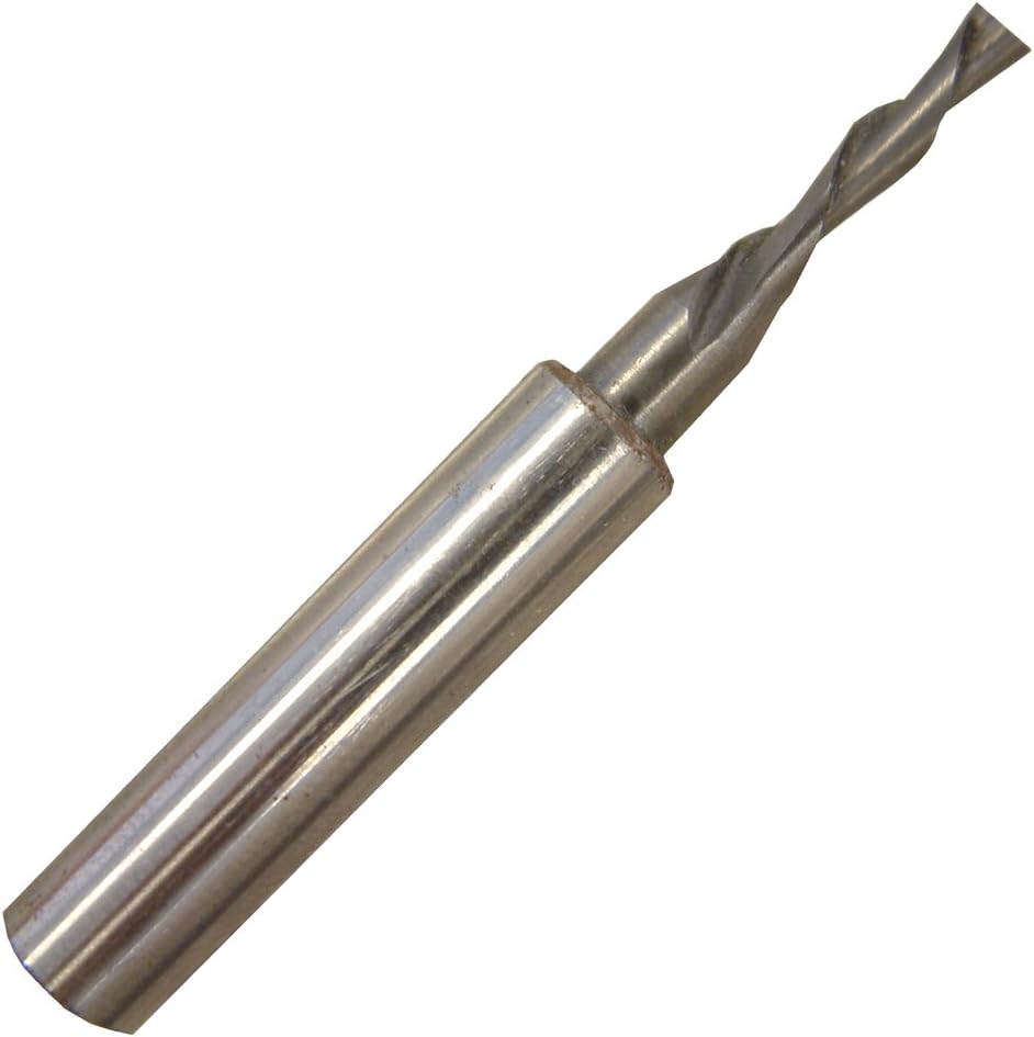 Milescraft 2215 1/8-Inch Downcut Spiral Router Bit for Inlays