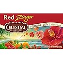 Celestial Seasonings Red Zinger Herbal Tea, 20 Count (Pack of 6)