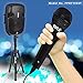Pyle PPHP155ST Wireless Portable PA Speaker System – 1500W High Powered Bluetooth Compatible Active Outdoor Sound Speakers w/ USB SD MP3 RCA – 35mm Mount, Stand, Microphone, Power Cable, Black, 15″thumb 4