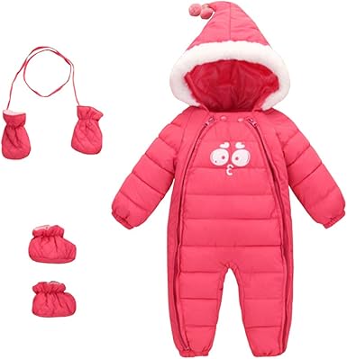 baby all in one snowsuit