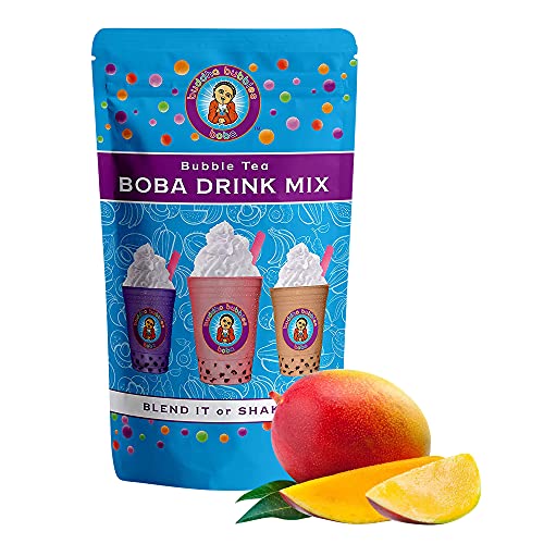 NEW TASTE ! Mango Boba / Bubble Tea Drink Mix Powder By Buddha Bubbles