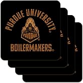 Purdue Boilermakers Low Profile Novelty Cork Coaster Set