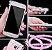 Galaxy S8+ Case,S8 Plus Cover ,MACBOU Crystal Rhinestone Soft Rubber Bumper Bling Diamond Glitter Mirror Makeup Case with Ring Stand Holder Cover Case for Samsung Galaxy S8+ S8 Plus (Rose Gold)