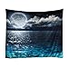 Messagee Beautiful Moon Lake Tapestry Wall Hanging Mandala Bohemian Indian Hippie Wall Art