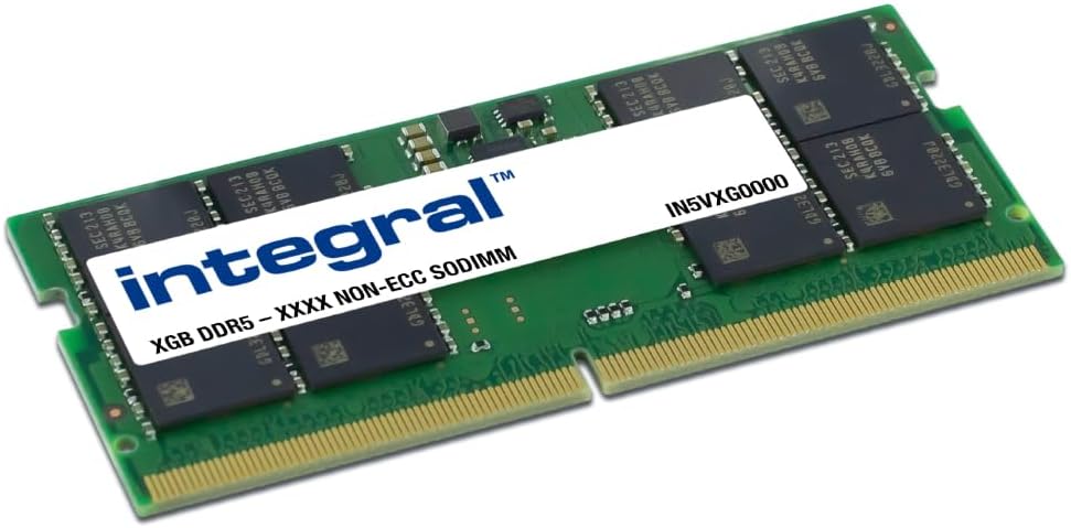 Integral 16GB DDR5 RAM 4800MHz SODIMM Laptop Memory Module